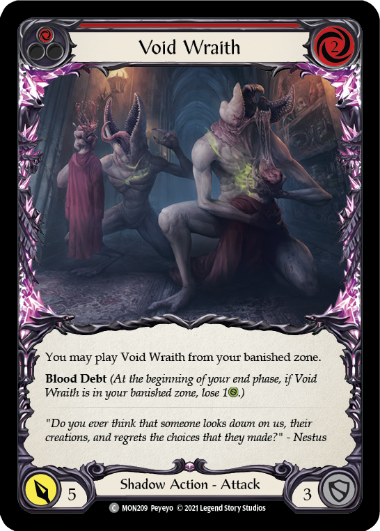 Void Wraith (Red) Rainbow Foil