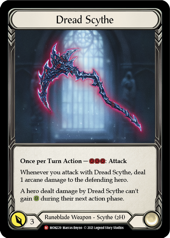 Dread Scythe Cold Foil