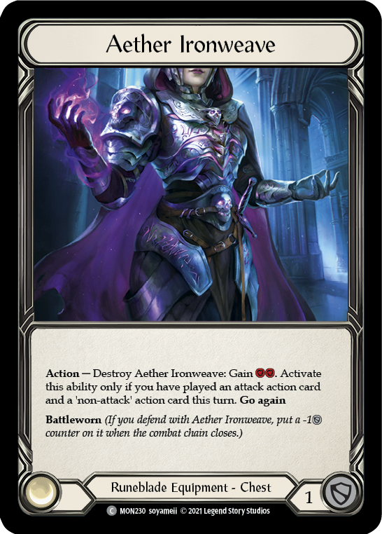 Aether Ironweave Cold Foil