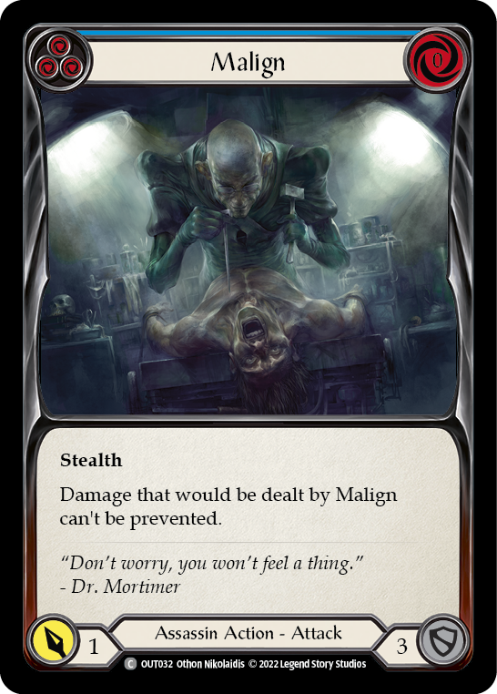 Malign (Blue) Rainbow Foil