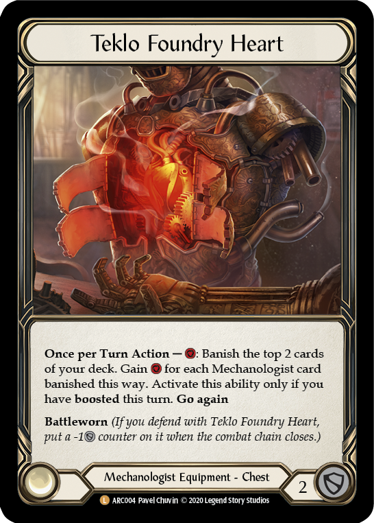 Teklo Foundry Heart Rainbow Foil (Unlimited)