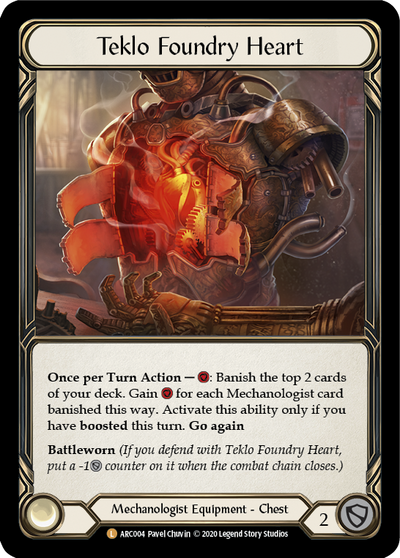 Teklo Foundry Heart Rainbow Foil (Unlimited)