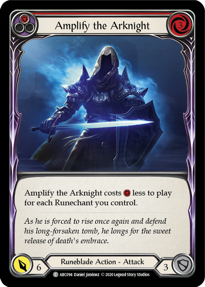 Amplify the Arknight (Red) Rainbow Foil (Unlimited)