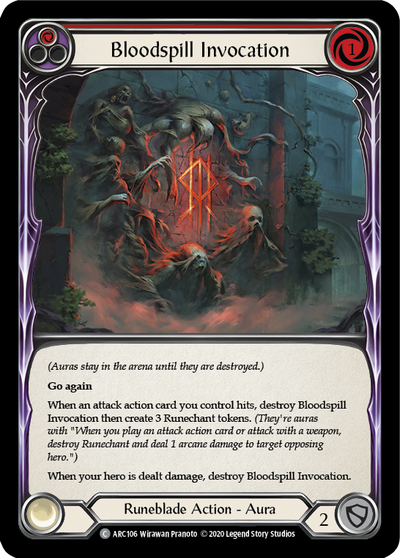 3x Bloodspill Invocation (Red) (Unlimited)