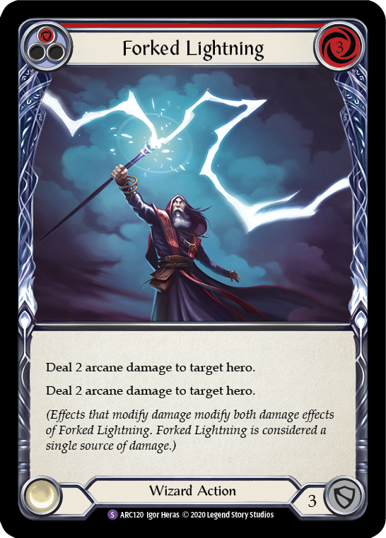 Forked Lightning Rainbow Foil (Unlimited)