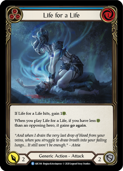 Life for a Life (Blue) Rainbow Foil (Unlimited)