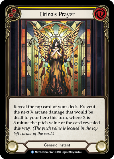 Eirina's Prayer (Yellow) Rainbow Foil (Unlimited)