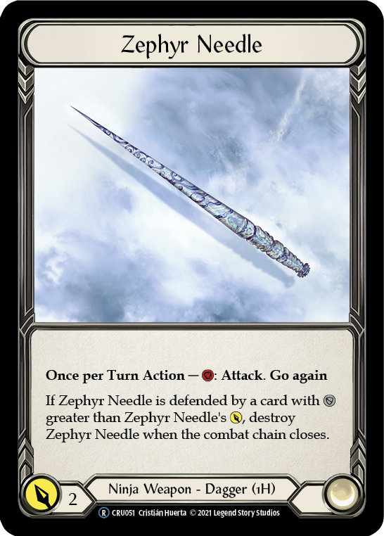 Zephyr Needle Rainbow Foil (Unlimited)