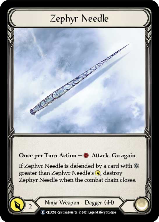 Zephyr Needle R Rainbow Foil (Unlimited)