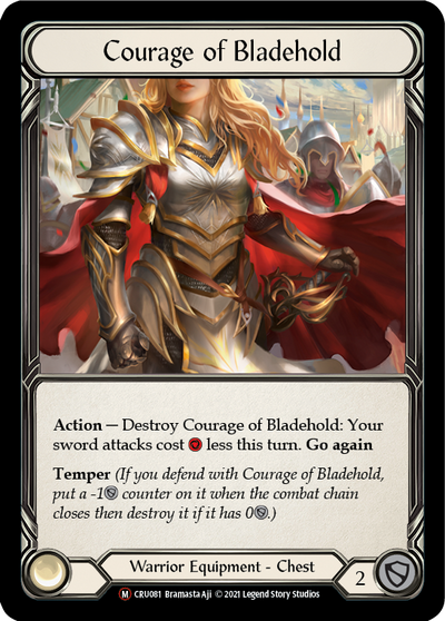 Courage of Bladehold Rainbow Foil (Unlimited)