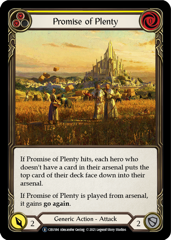 Promise of Plenty (Yellow) Rainbow Foil (Unlimited)