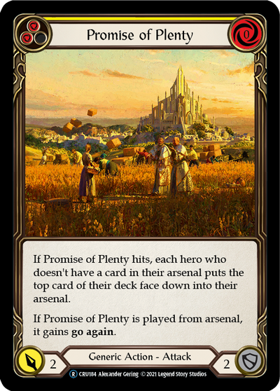 Promise of Plenty (Yellow) Rainbow Foil (Unlimited)