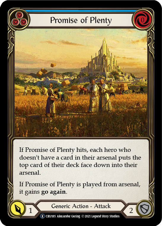 Promise of Plenty (Blue) Rainbow Foil (Unlimited)