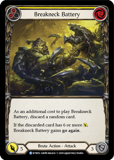 Breakneck Battery (Yellow) Rainbow Foil (Unlimited)