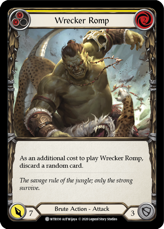 Wrecker Romp (Yellow) Rainbow Foil (Unlimited)