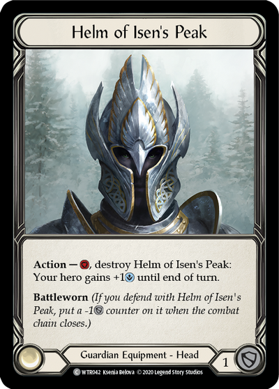 Helm of Isen's Peak Rainbow Foil (Unlimited)