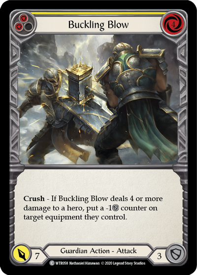 Buckling Blow (Yellow) Rainbow Foil (Unlimited)