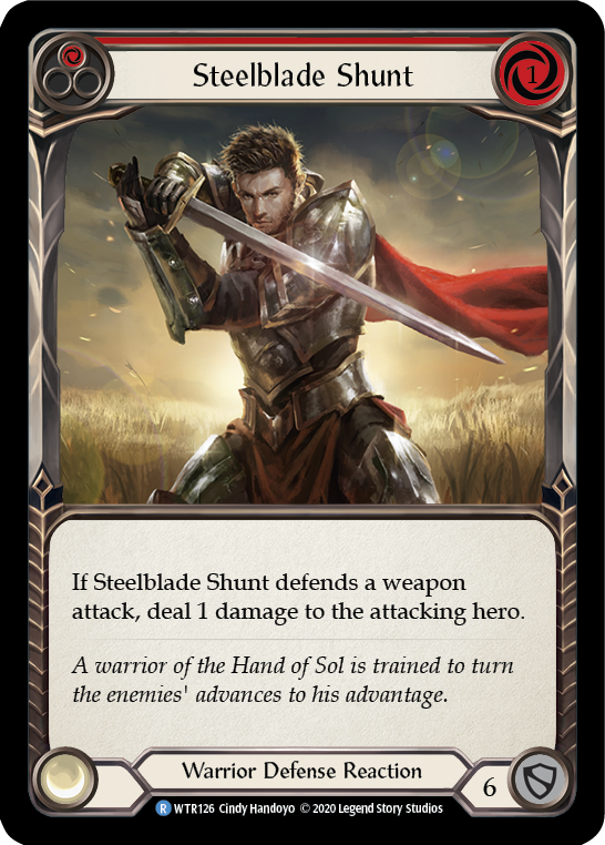 Steelblade Shunt (Red) Rainbow Foil (Unlimited)