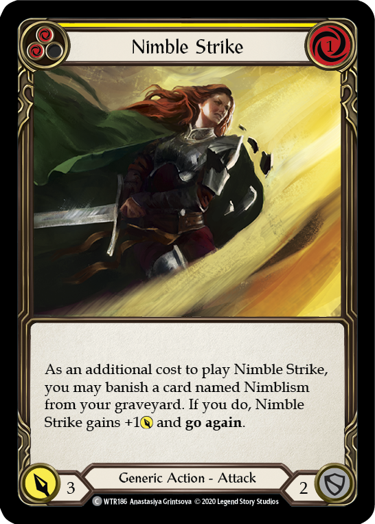 Nimble Strike (Yellow) Rainbow Foil (Unlimited)