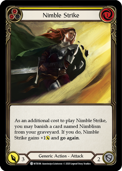 Nimble Strike (Yellow) Rainbow Foil (Unlimited)