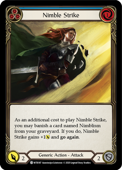 Nimble Strike (Blue) Rainbow Foil (Unlimited)