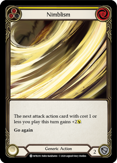 Nimblism (Yellow) Rainbow Foil (Unlimited)