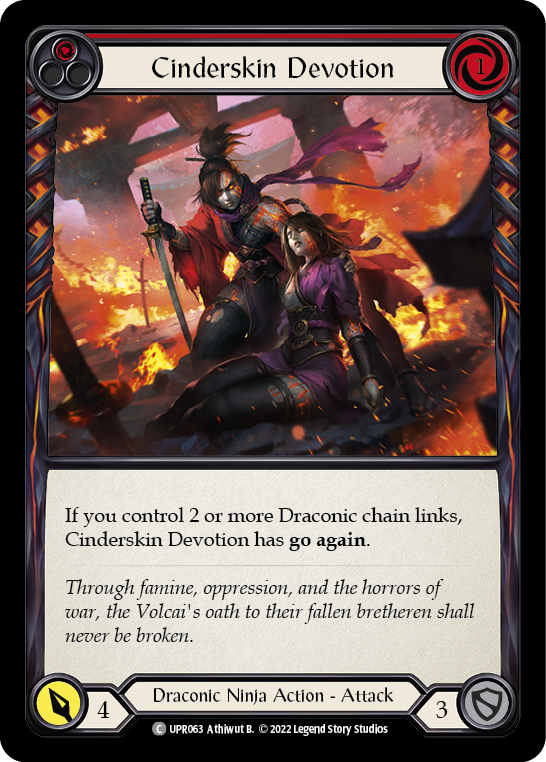 3x Cinderskin Devotion (Red)