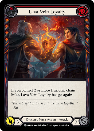 Lava Vein Loyalty (Red) Rainbow Foil