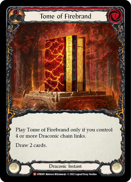 Tome of Firebrand Rainbow Foil