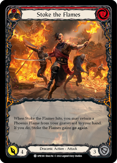 Stoke the Flames Extended Art Rainbow Foil