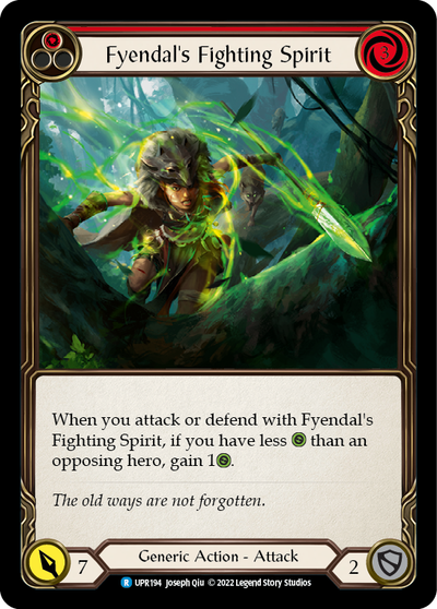 Fyendal's Fighting Spirit (Red) Rainbow Foil