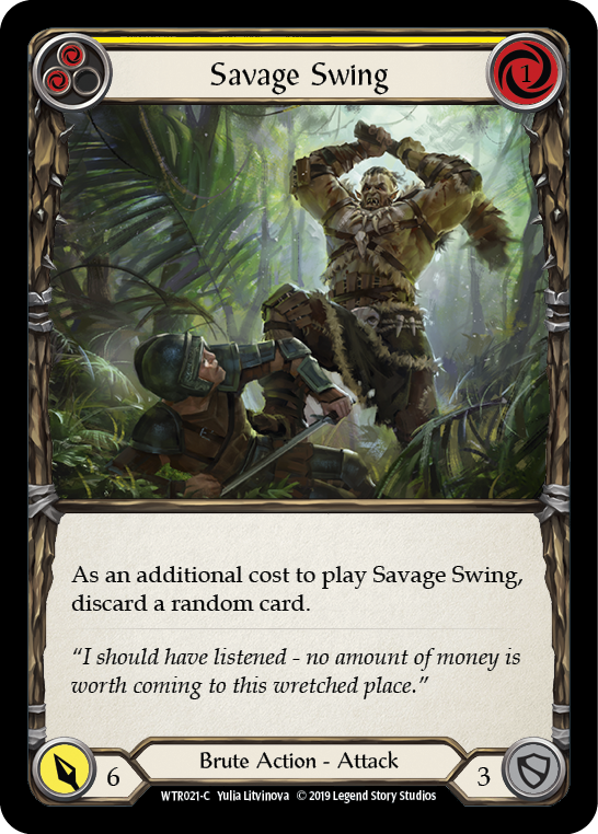 Savage Swing (Yellow) Alpha