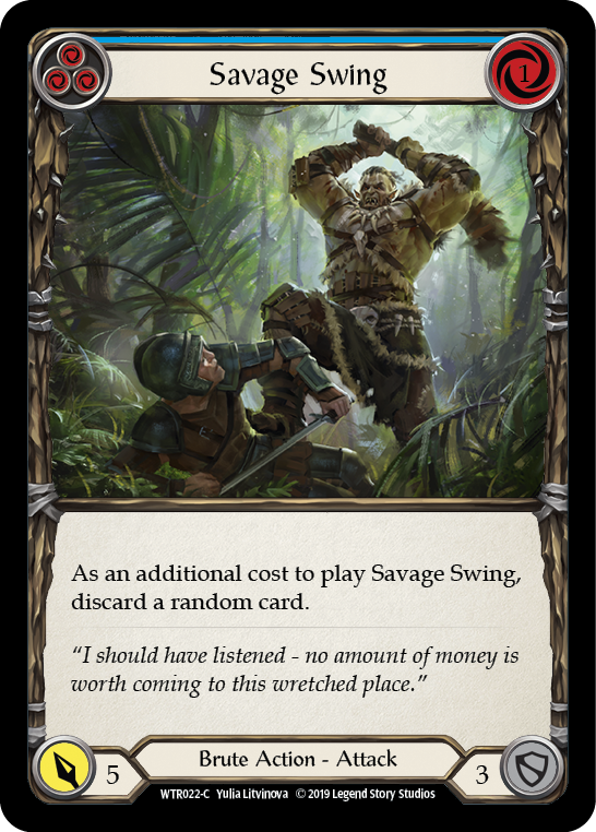 Savage Swing (Blue) Alpha