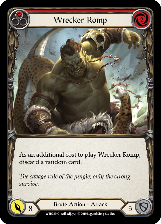 Wrecker Romp (Red) Rainbow Foil Alpha