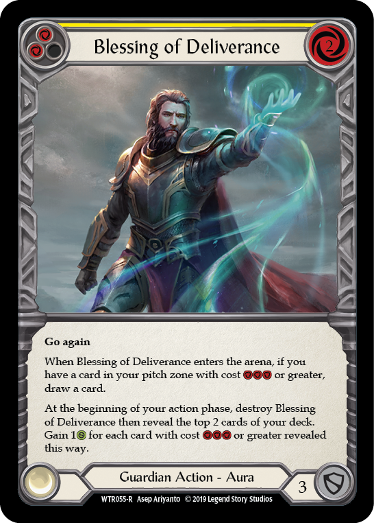 Blessing of Deliverance (Yellow) Rainbow Foil Alpha