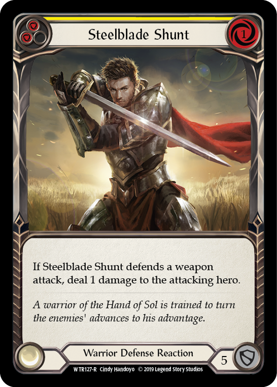 Steelblade Shunt (Yellow) Rainbow Foil Alpha