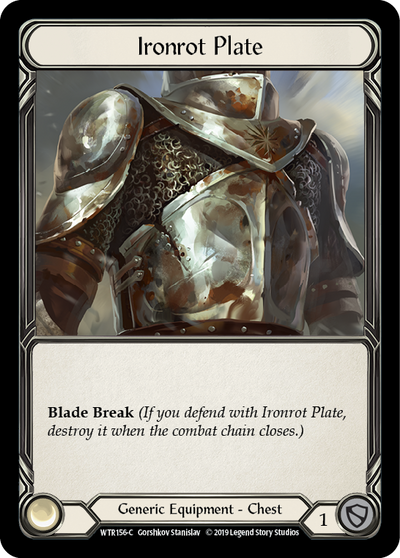 Ironrot Plate Cold Foil Alpha