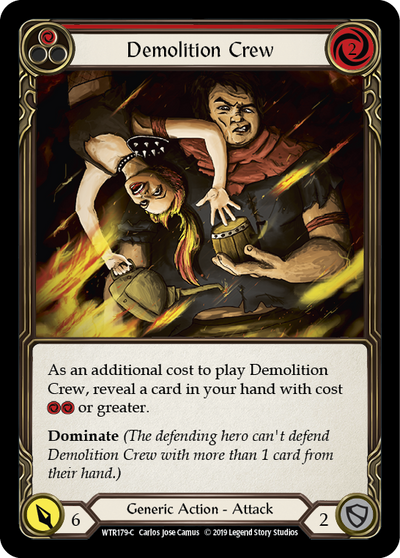 Demolition Crew (Red) Rainbow Foil Alpha