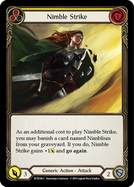 Nimble Strike (Yellow) Rainbow Foil Alpha