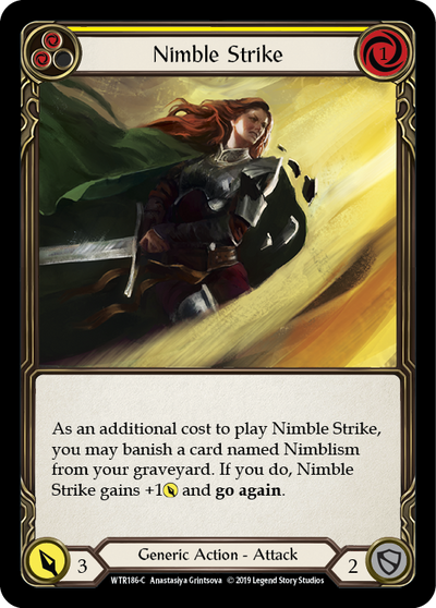 Nimble Strike (Yellow) Rainbow Foil Alpha