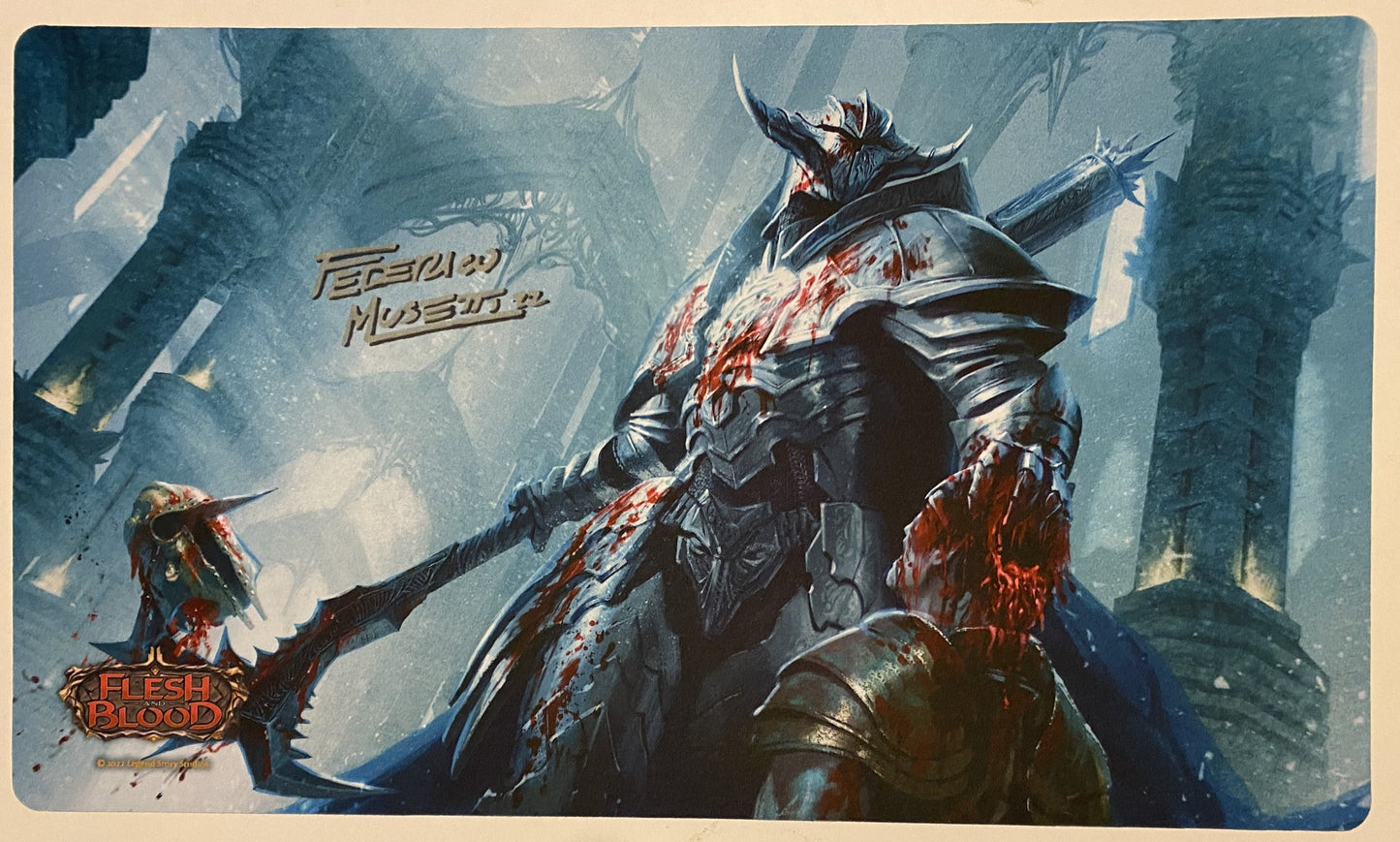 Mangle signed playmat